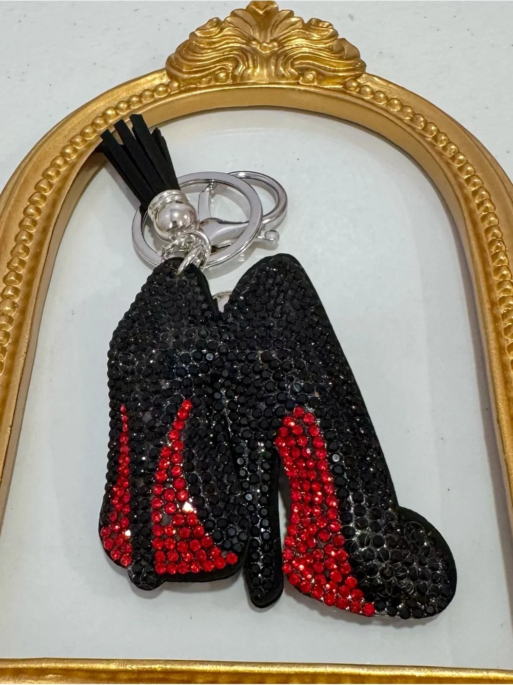 New Glam Crystal High Heel Keychain